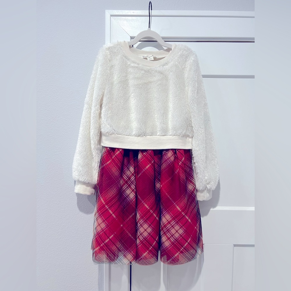 Knitworks girls Christmas dress, size 7